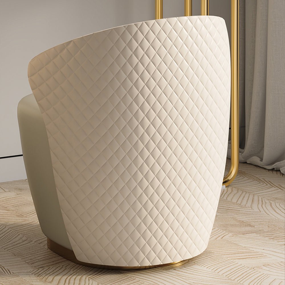 Melbourne Gold Stone Vanity Set - Make-Up Vanity