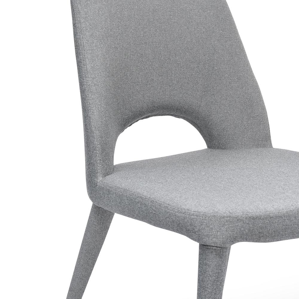 Mia Fabric Dining Chair - Coin Grey - Dining Chairs