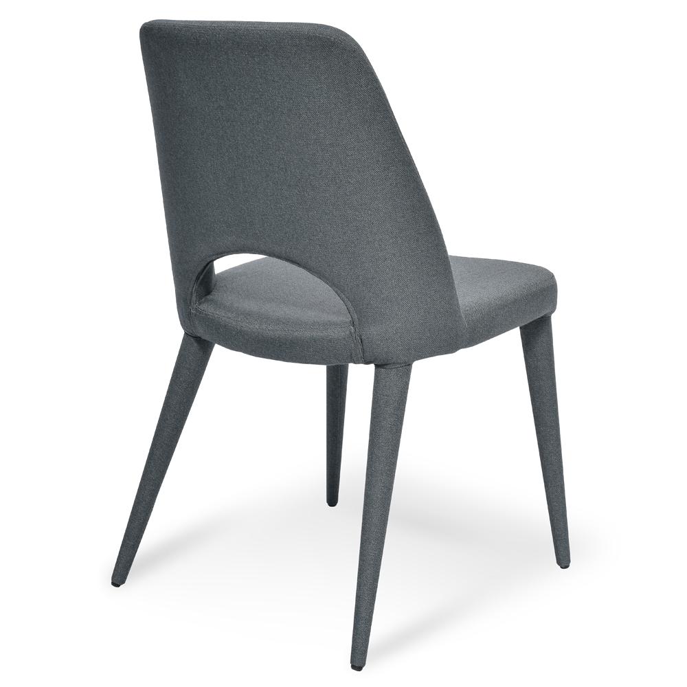 Mia Fabric Dining Chair - Gunmetal Grey - Dining Chairs