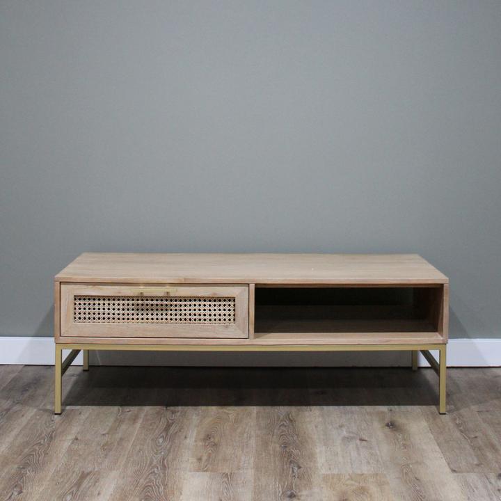 Mia Rattan Coffee Table - Coffee Table