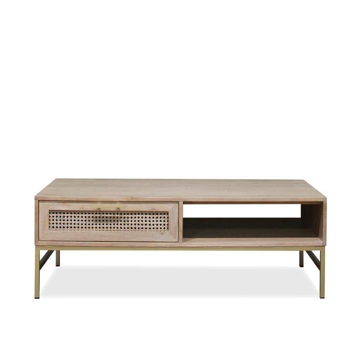 Mia Rattan Coffee Table - Coffee Table