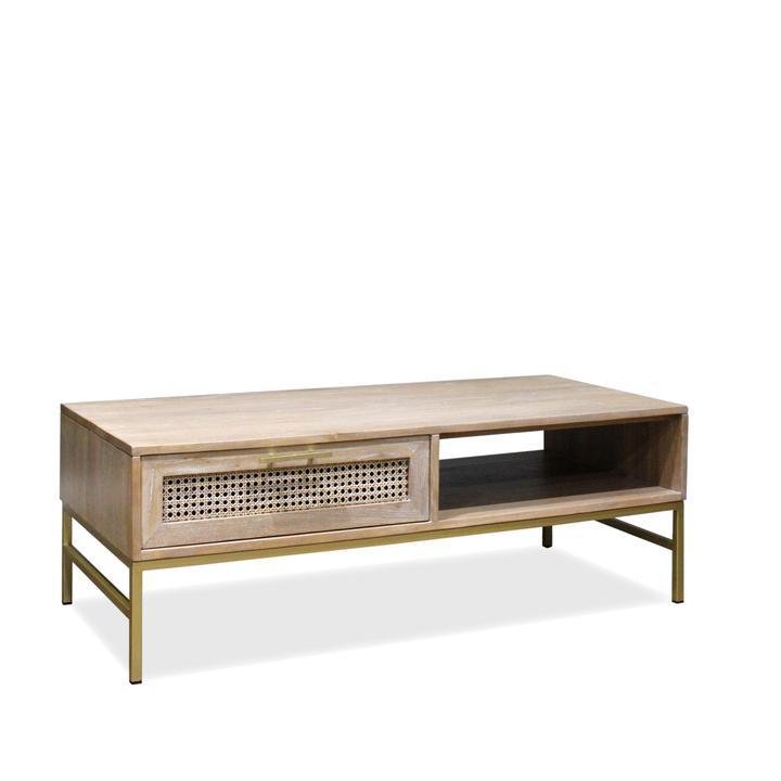 Mia Rattan Coffee Table - Coffee Table