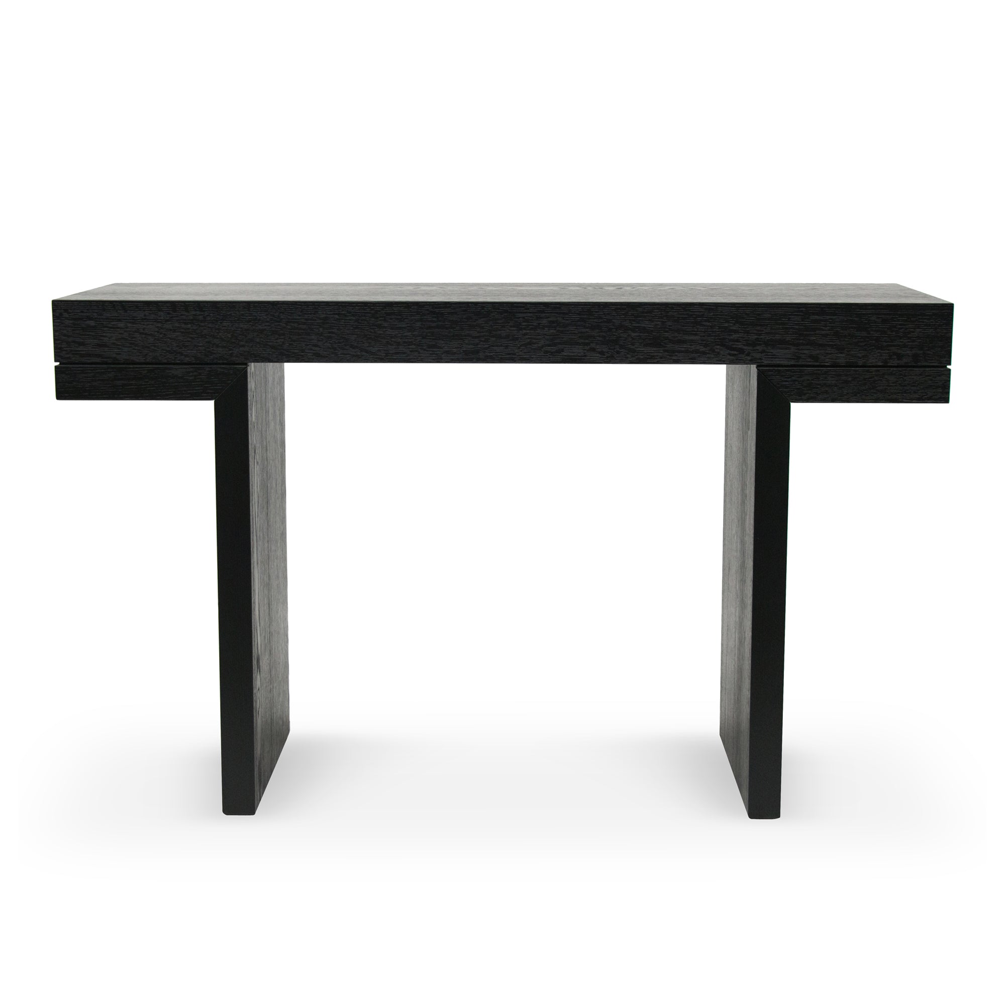 Micah Console Table - Textured Espresso Black - Console