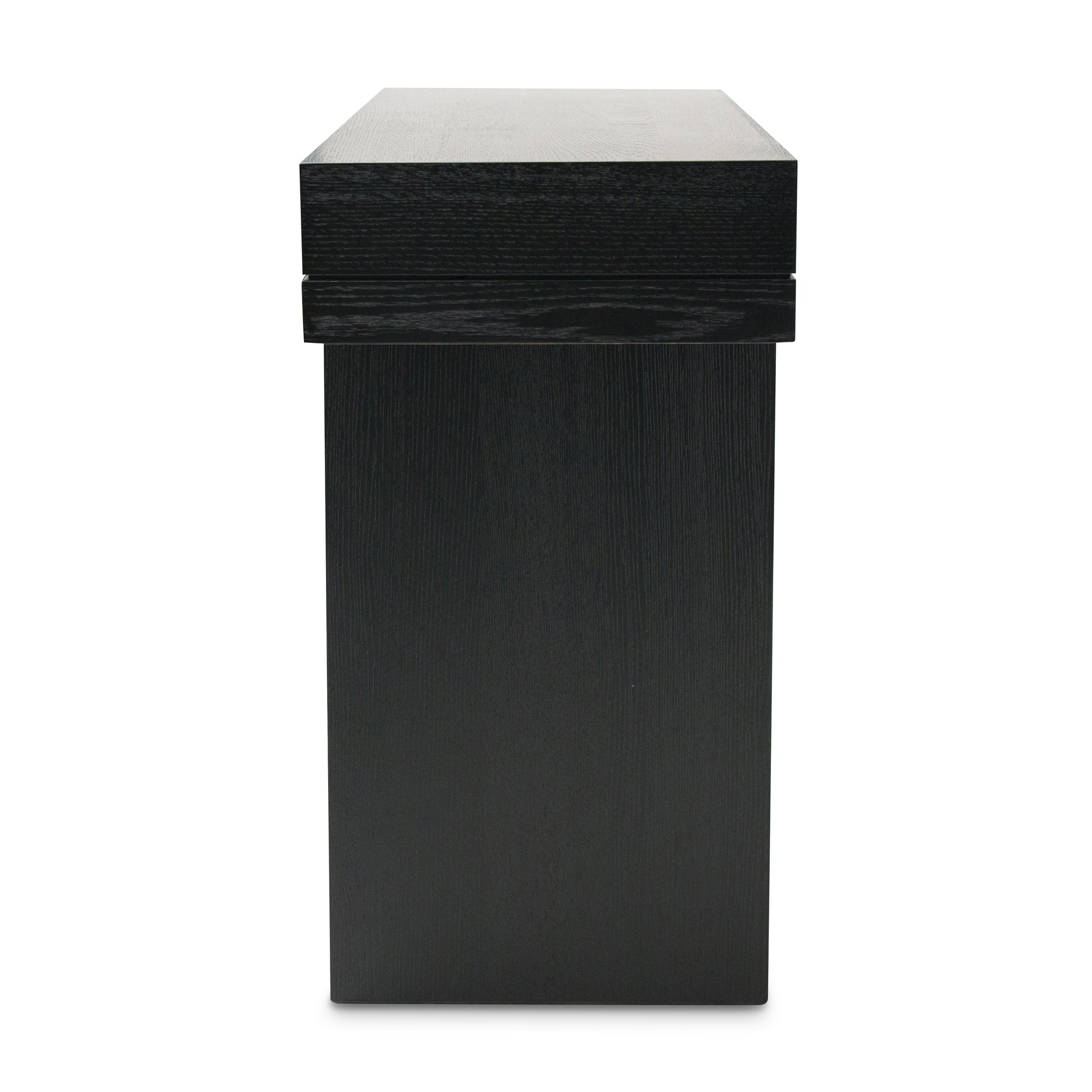 Micah Console Table - Textured Espresso Black - Console