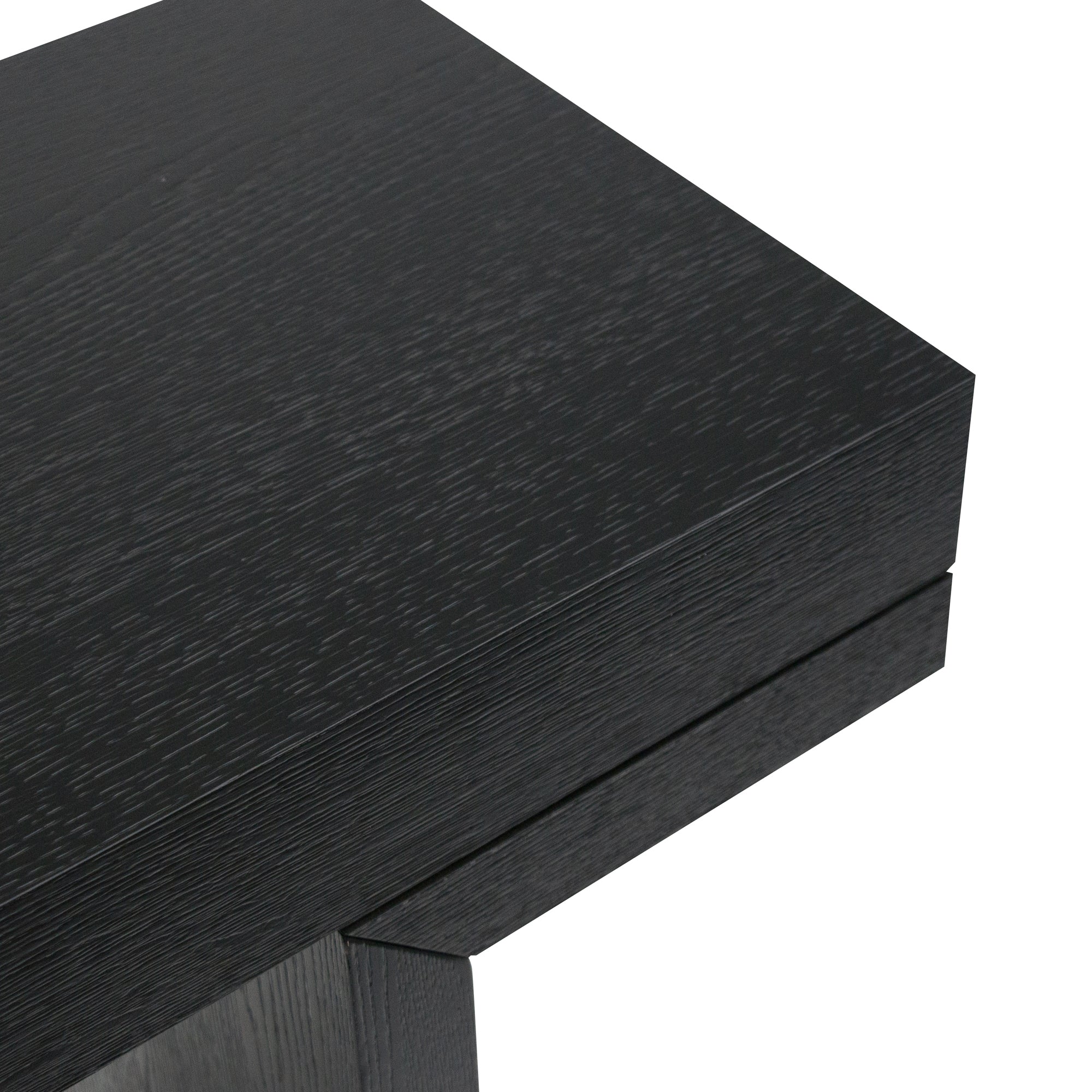 Micah Console Table - Textured Espresso Black - Console