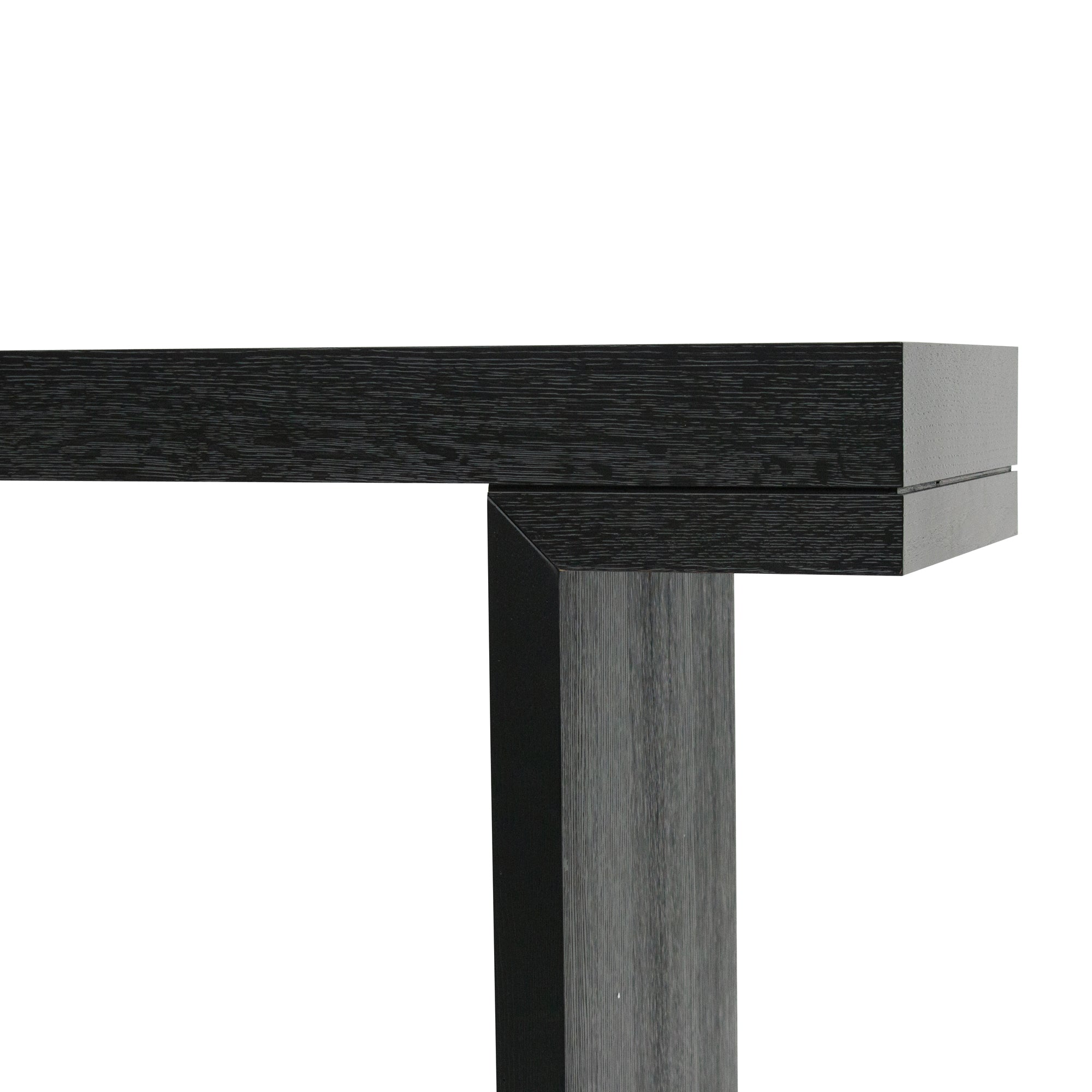 Micah Console Table - Textured Espresso Black - Console