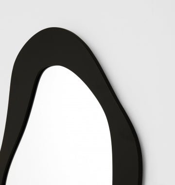 Milani 85cm Abstract Mirror - Black - Mirror