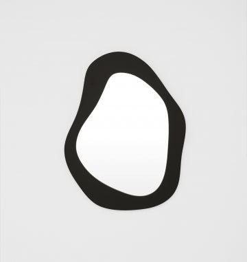 Milani 85cm Abstract Mirror - Black - Mirror