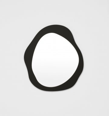 Milani 95cm Abstract Mirror - Black - Mirror