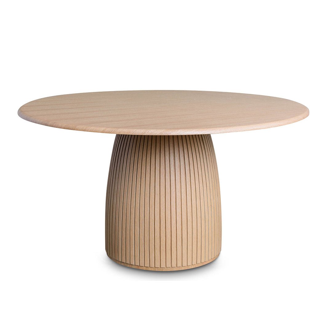 Moscow 1.4m Round Dining Table - Natural - Dining Tables