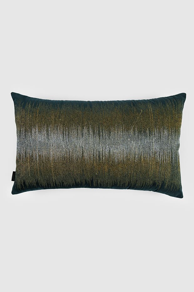 Nadia Lumbar Pillow Cover , Emerald - Pillow Covers