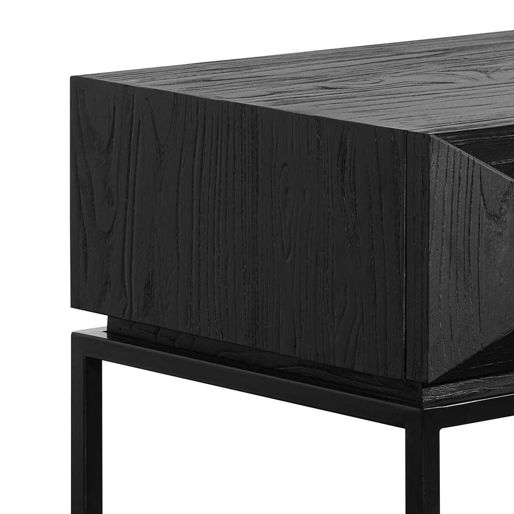 Nadia Wooden Console Table - Full Black - Console