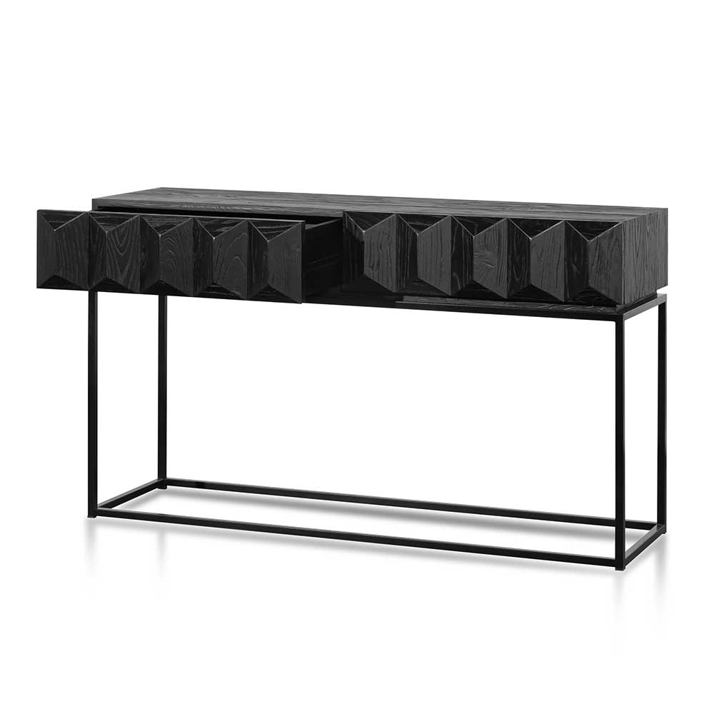 Nadia Wooden Console Table - Full Black - Console