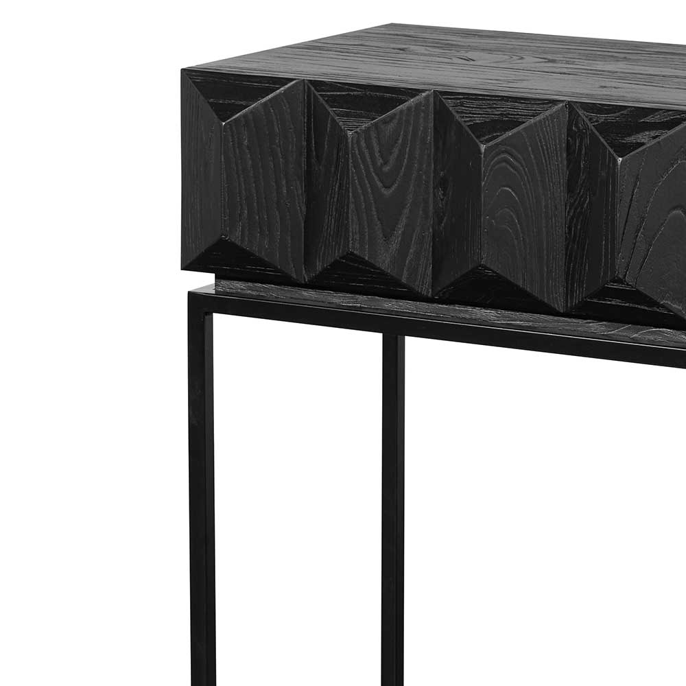 Nadia Wooden Console Table - Full Black - Console