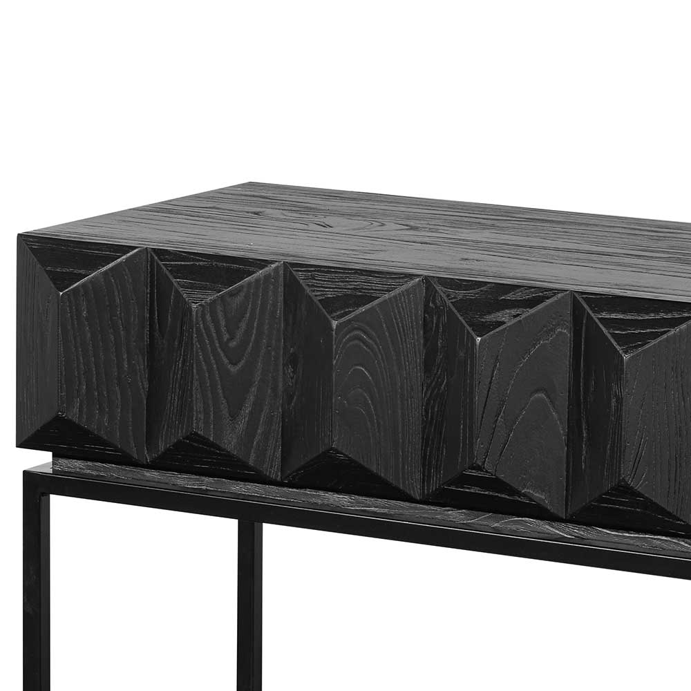 Nadia Wooden Console Table - Full Black - Console