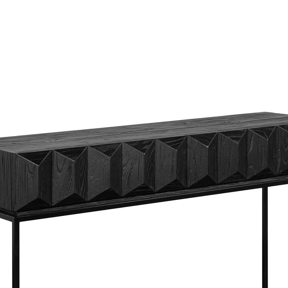 Nadia Wooden Console Table - Full Black - Console