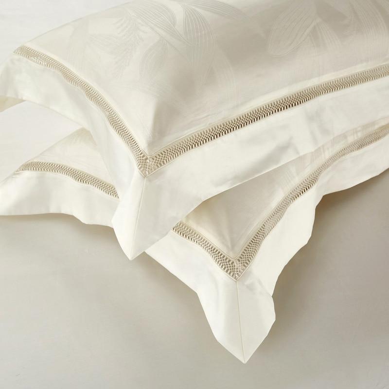 Nadine Duvet Cover Set (Egyptian Cotton, 1000 TC) - Duvet Covers