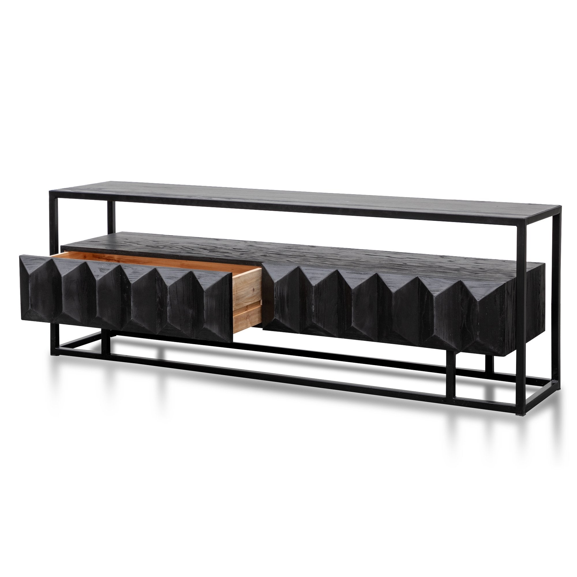 Natalie TV Entertainment Unit - Full Black - TV Units