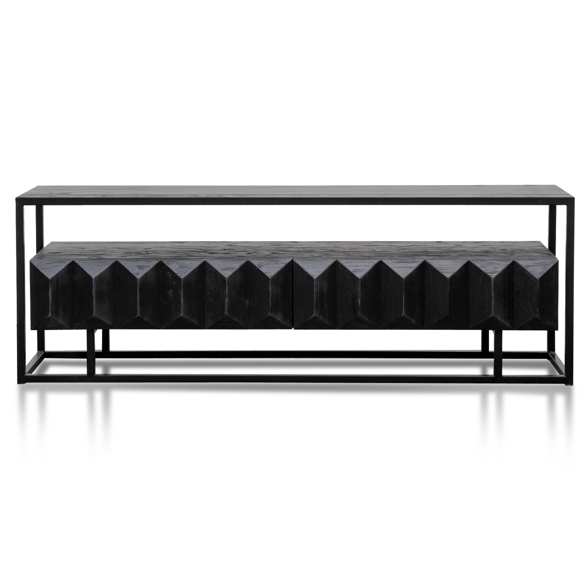 Natalie TV Entertainment Unit - Full Black - TV Units