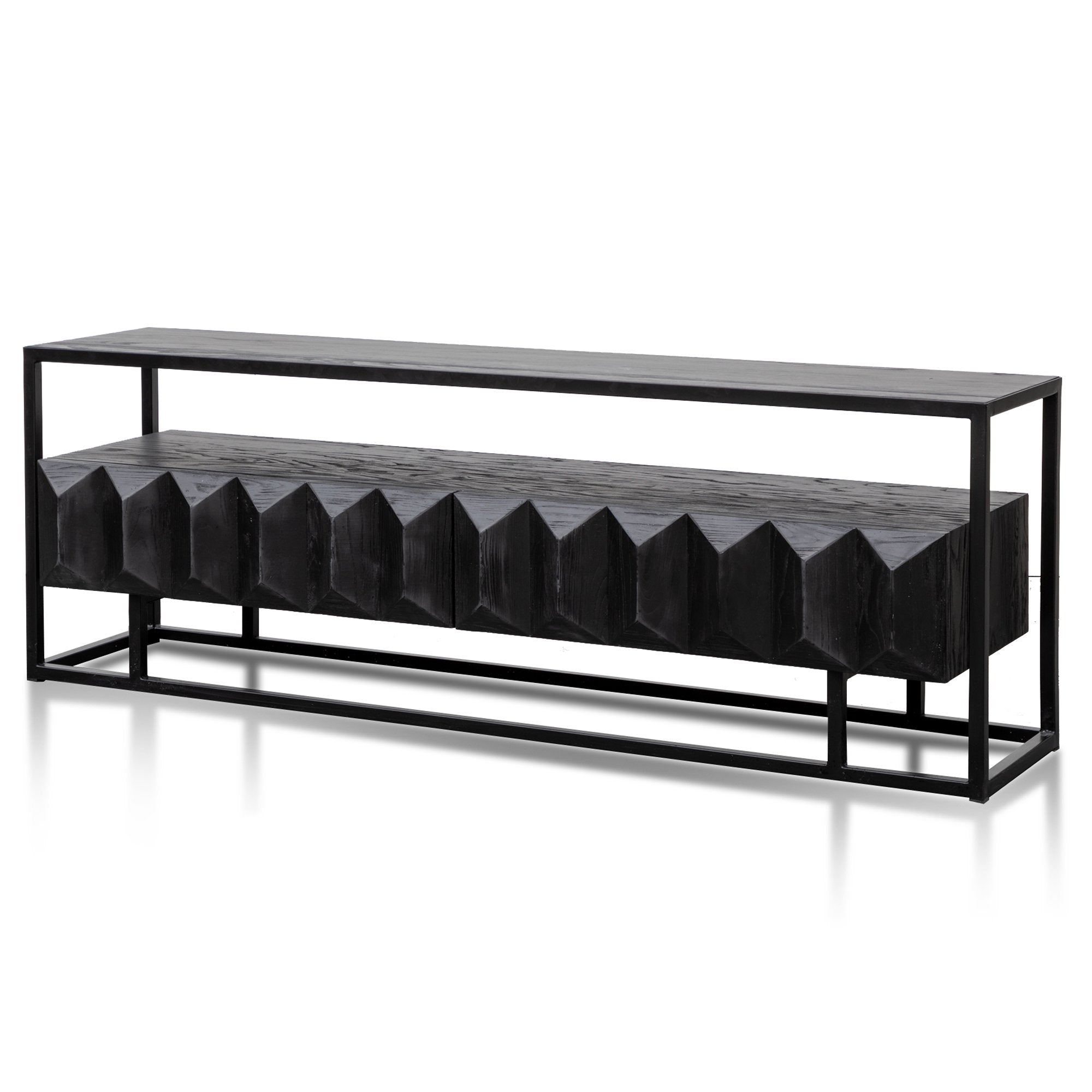 Natalie TV Entertainment Unit - Full Black - TV Units