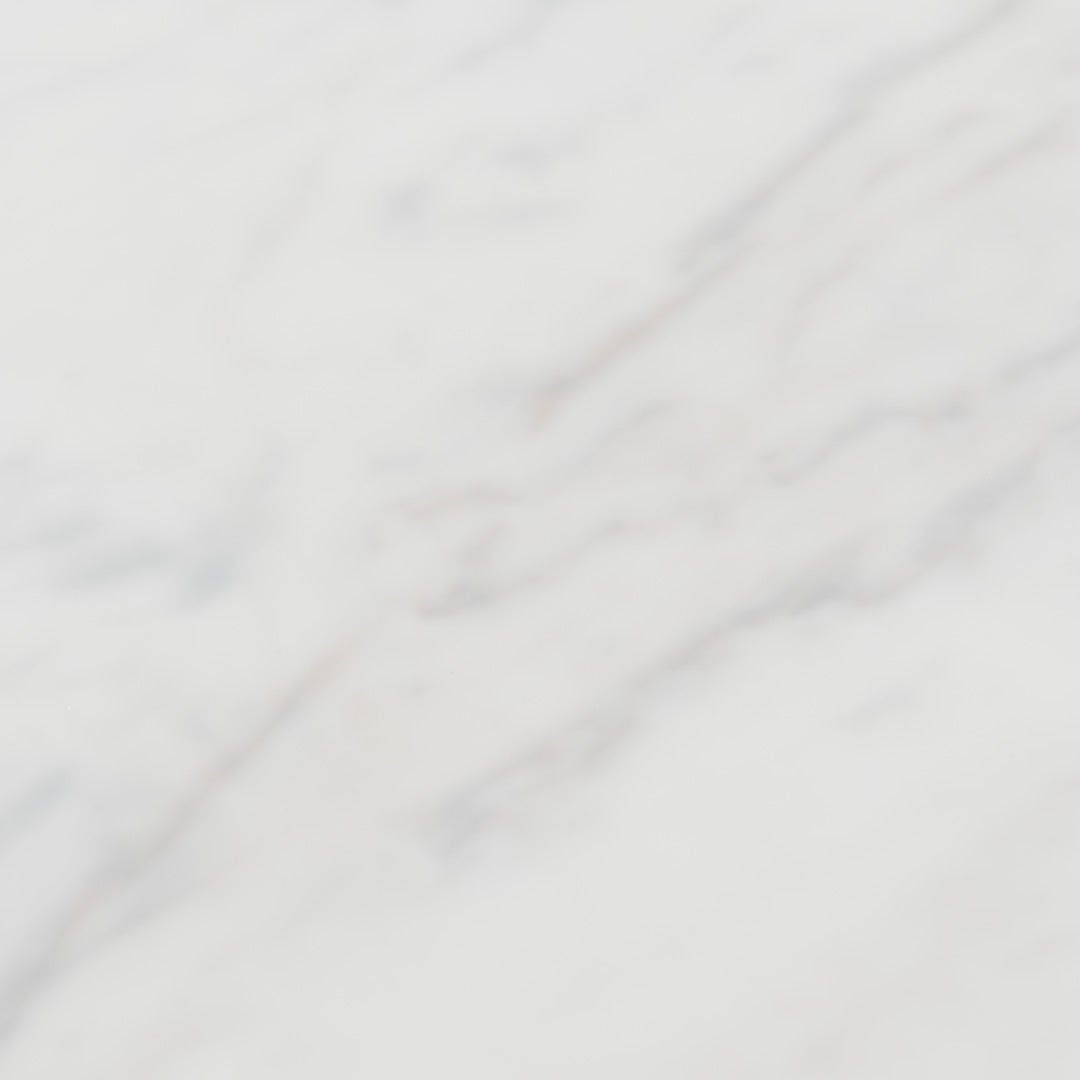 Nemo 1.2m Round White Marble Dining Table - Black - Dining Tables