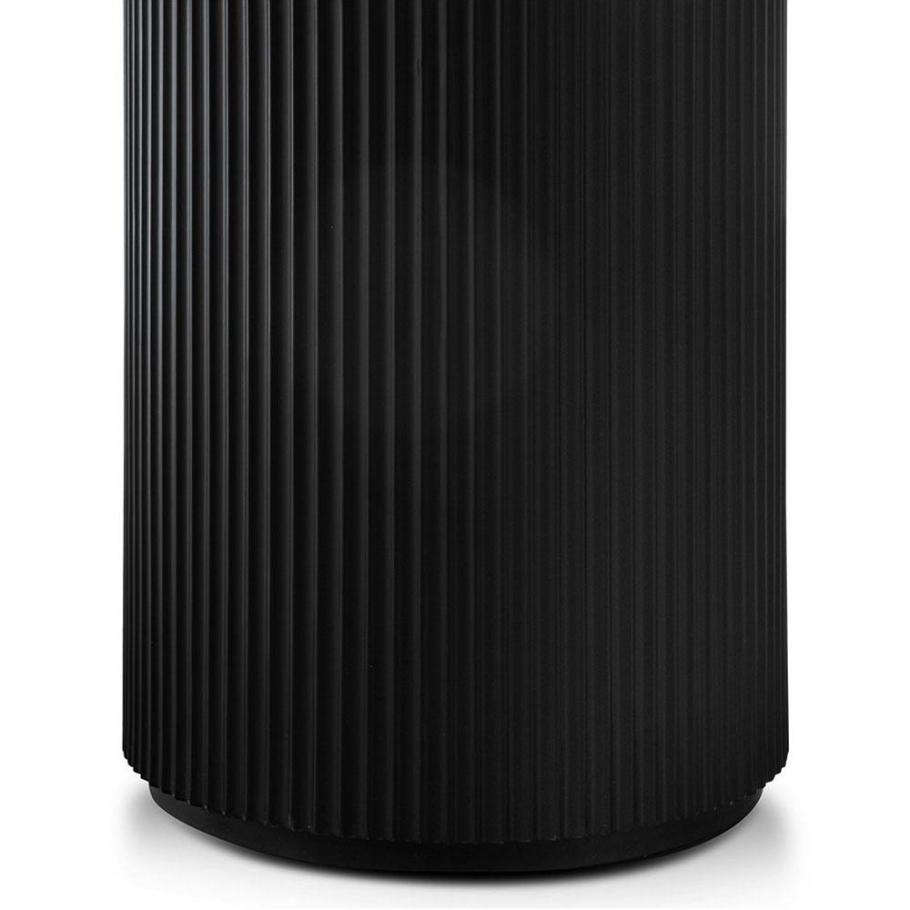 Nemo 1.2m Round Wooden Dining Table - Black - Dining Tables