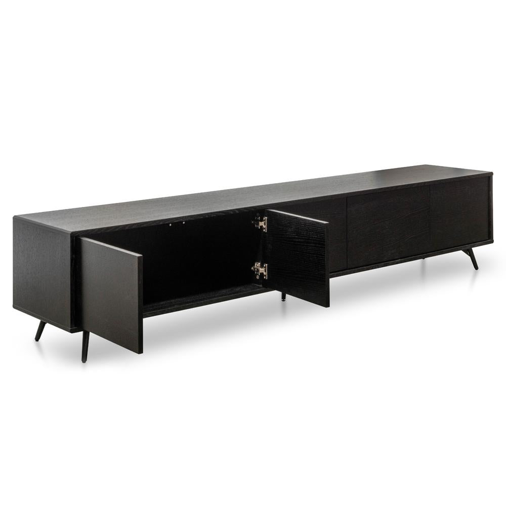 Nico TV Entertainment Unit - Black Oak - TV Units