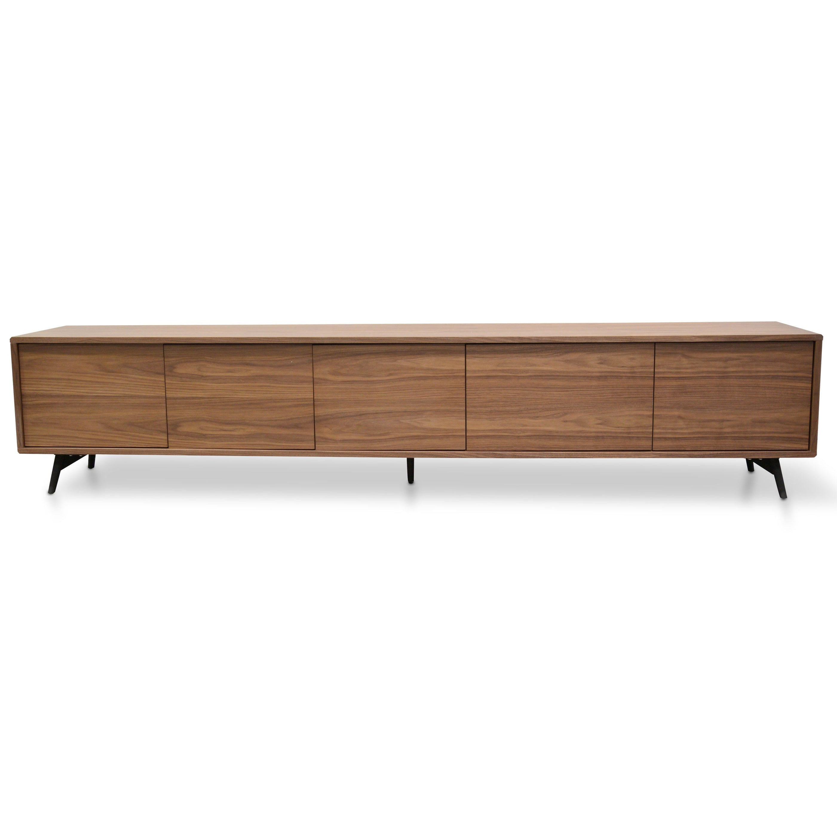 Nico Wooden TV Entertainment Unit - Walnut - TV Units