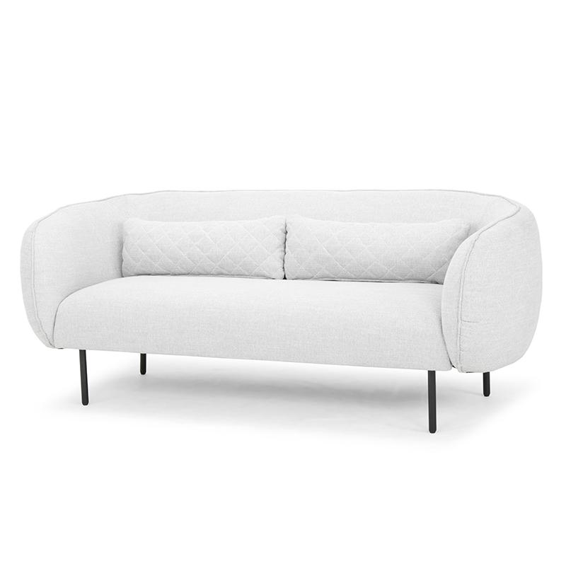 Noah 2S Sofa - Light Texture Grey - Sofas