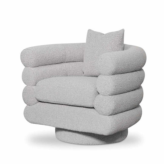 Noah Armchair - Ash Grey Boucle - Armchairs