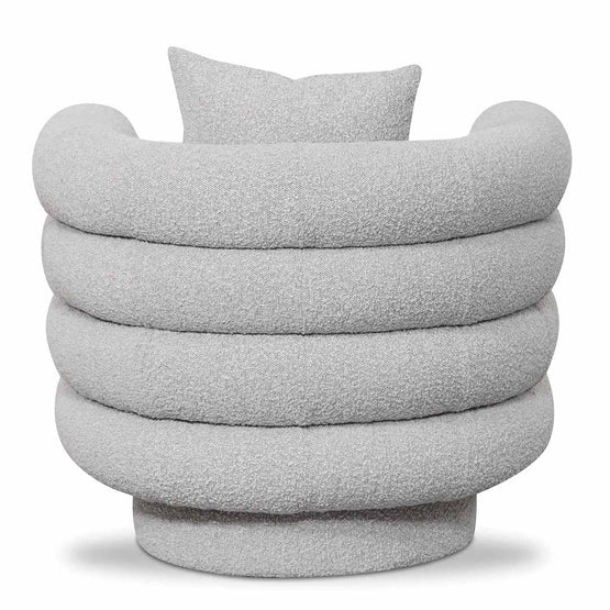 Noah Armchair - Ash Grey Boucle - Armchairs