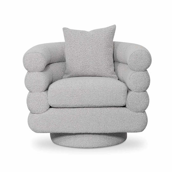 Noah Armchair - Ash Grey Boucle - Armchairs