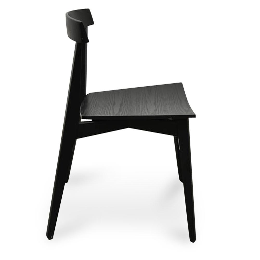Noah Wood Dining Chair - Black - Dining Chairs