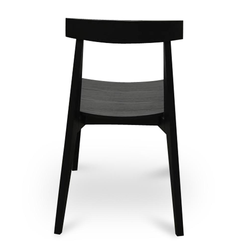 Noah Wood Dining Chair - Black - Dining Chairs