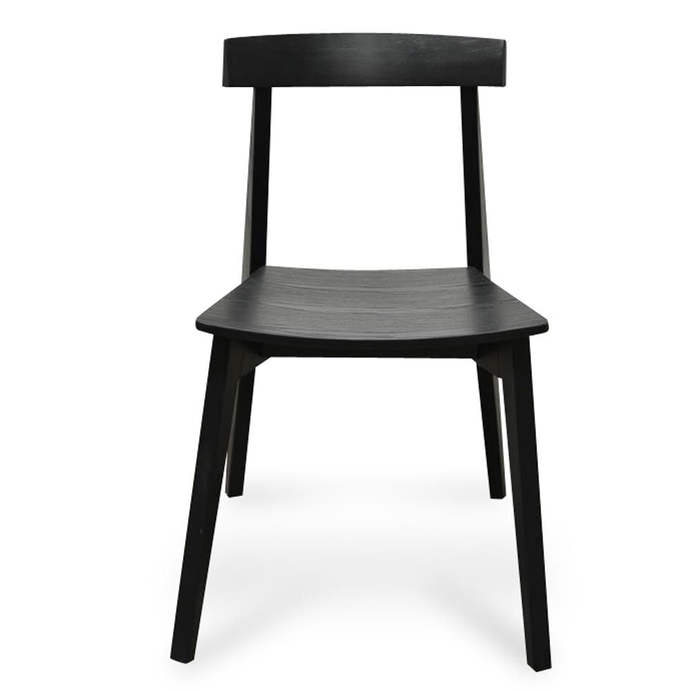 Noah Wood Dining Chair - Black - Dining Chairs