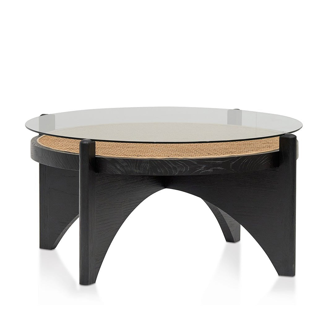 Nolan Round Glass Coffee Table - Coffee Table