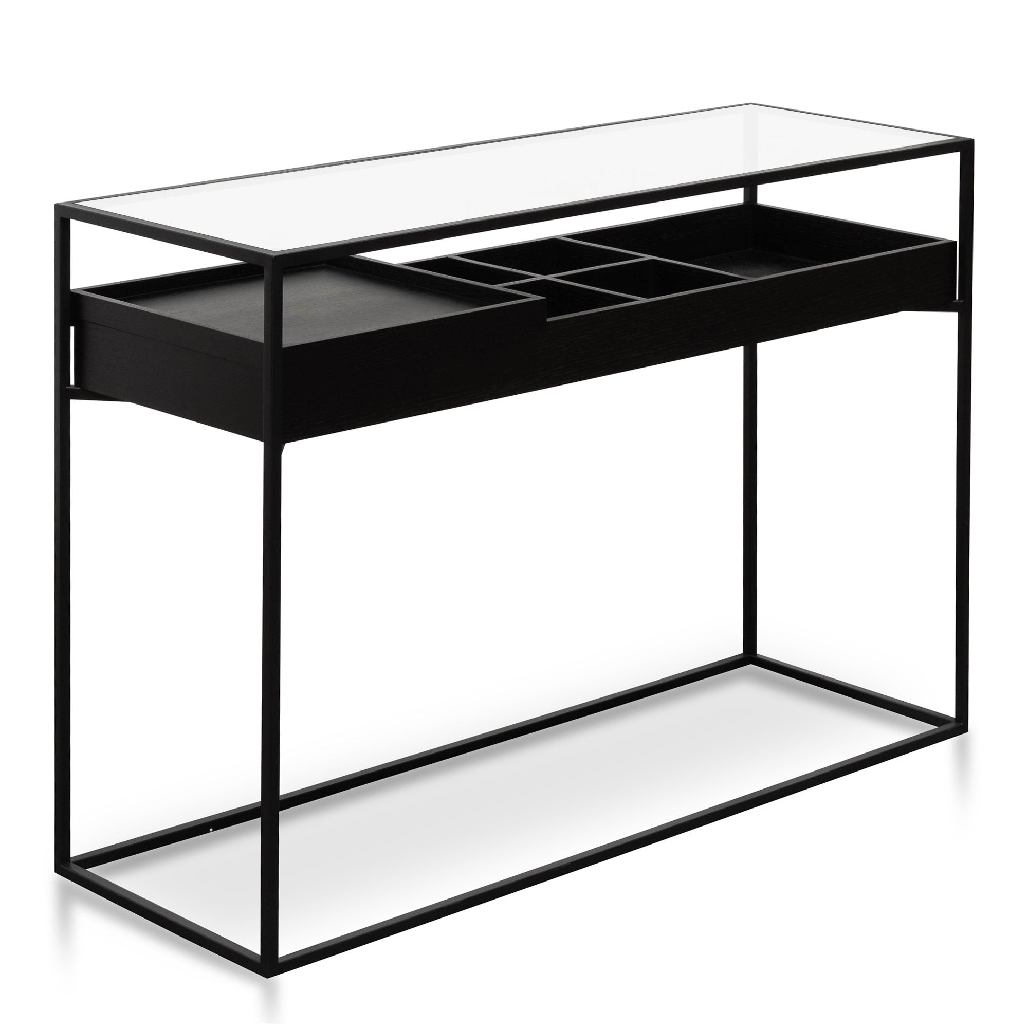Oliver Metal Frame Console - Full Black - Console