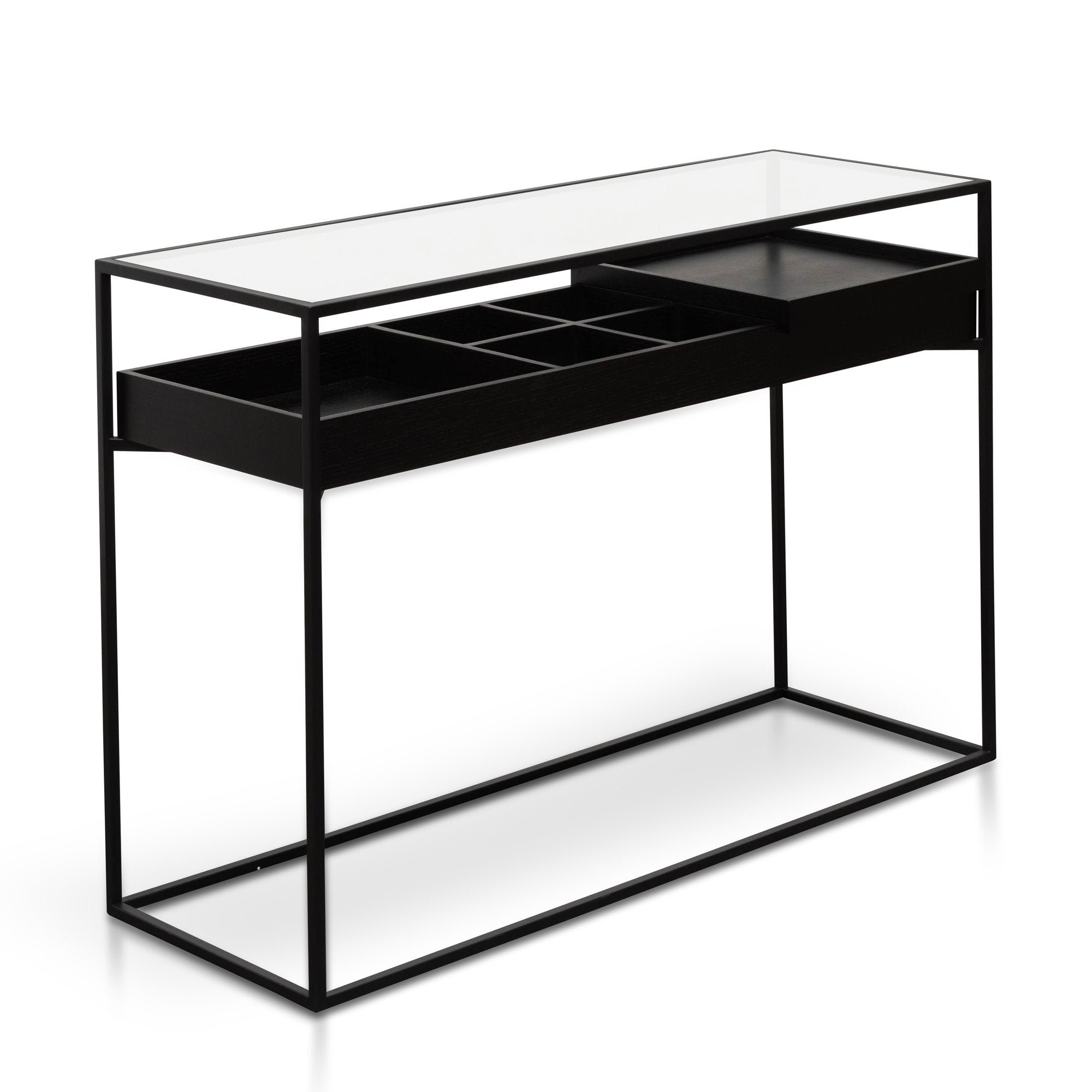 Oliver Metal Frame Console - Full Black - Console