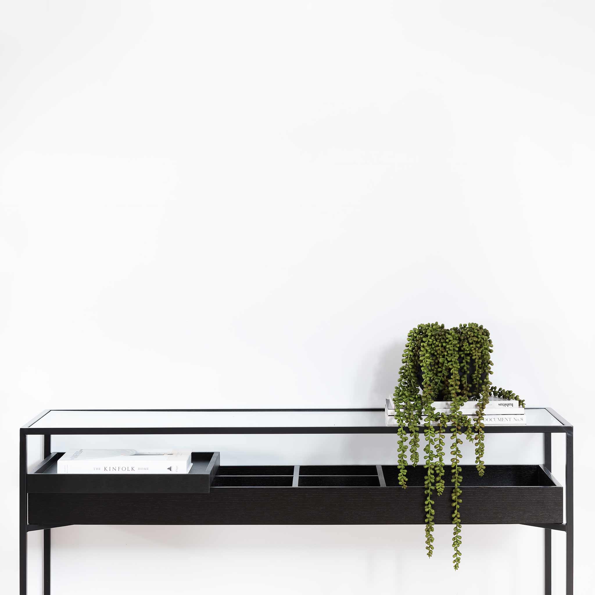 Oliver Metal Frame Console - Full Black - Console