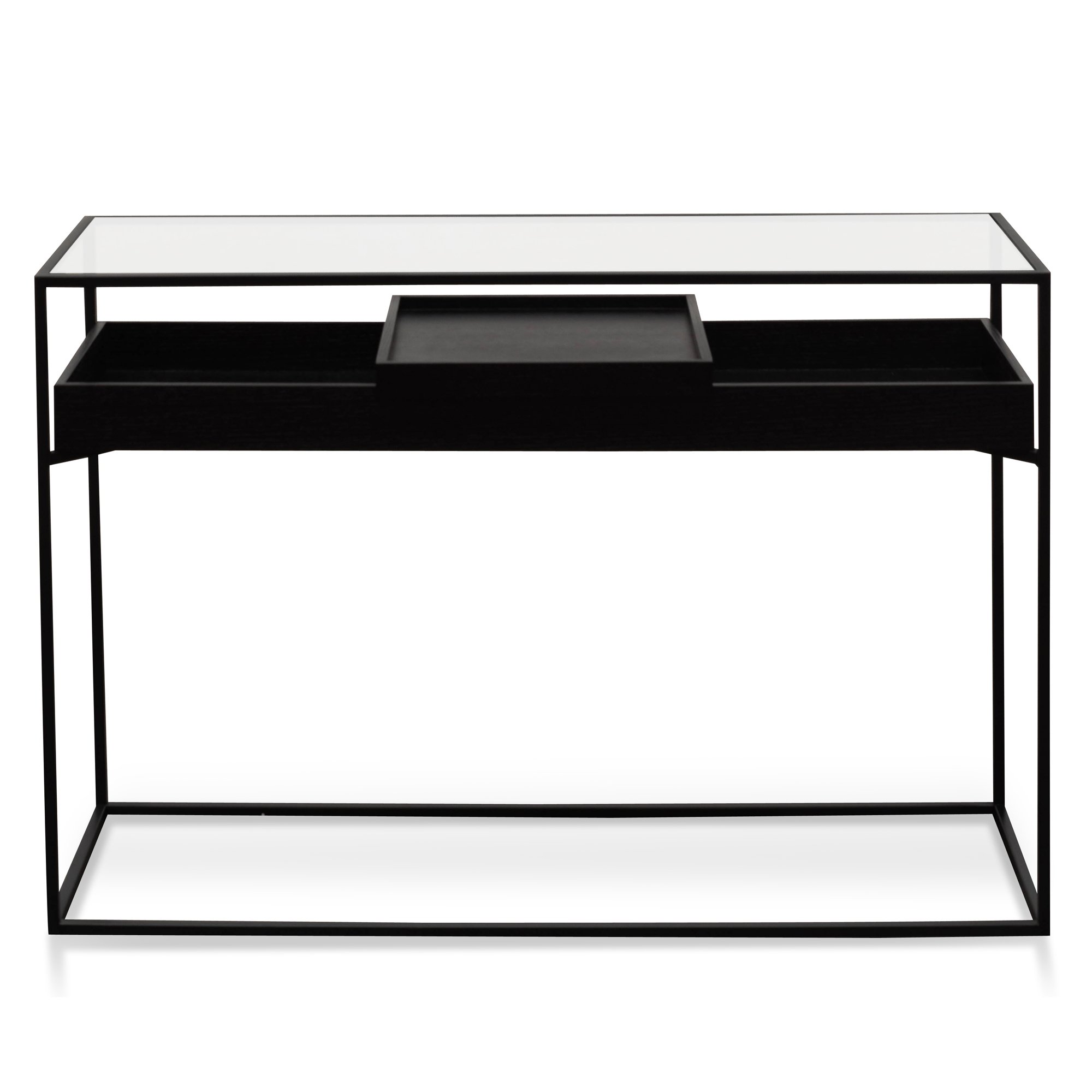 Oliver Metal Frame Console - Full Black - Console