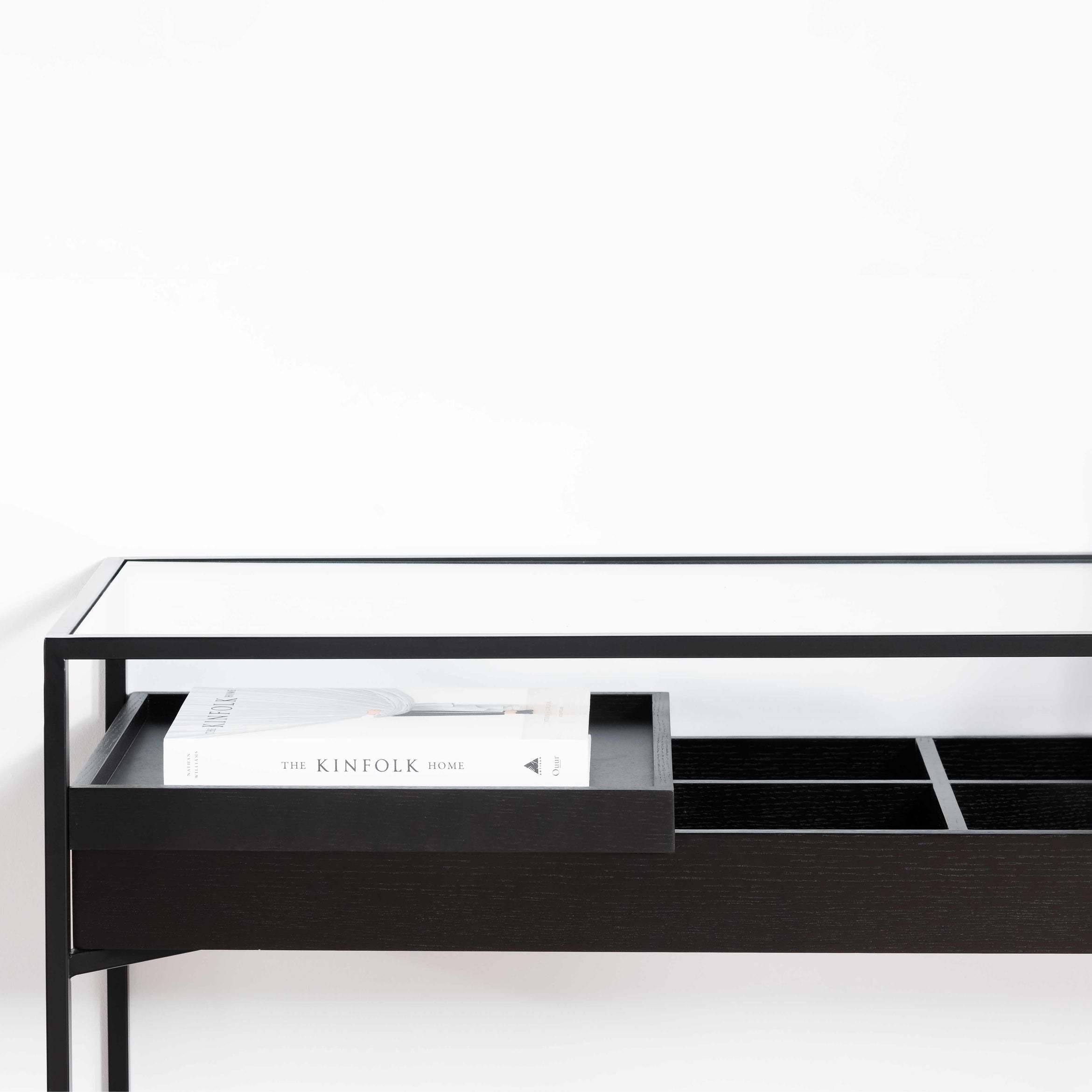 Oliver Metal Frame Console - Full Black - Console