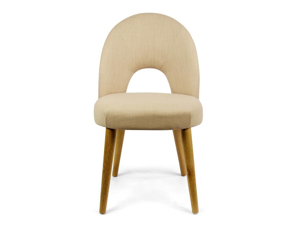 Oliver Upholstered Dining Chair - Stone Fabric - Dining Chairs