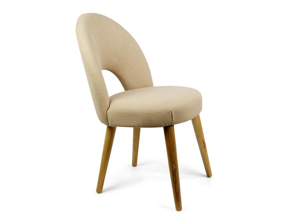 Oliver Upholstered Dining Chair - Stone Fabric - Dining Chairs