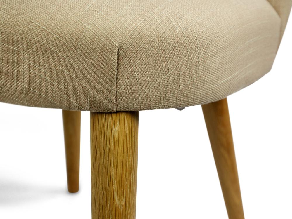 Oliver Upholstered Dining Chair - Stone Fabric - Dining Chairs