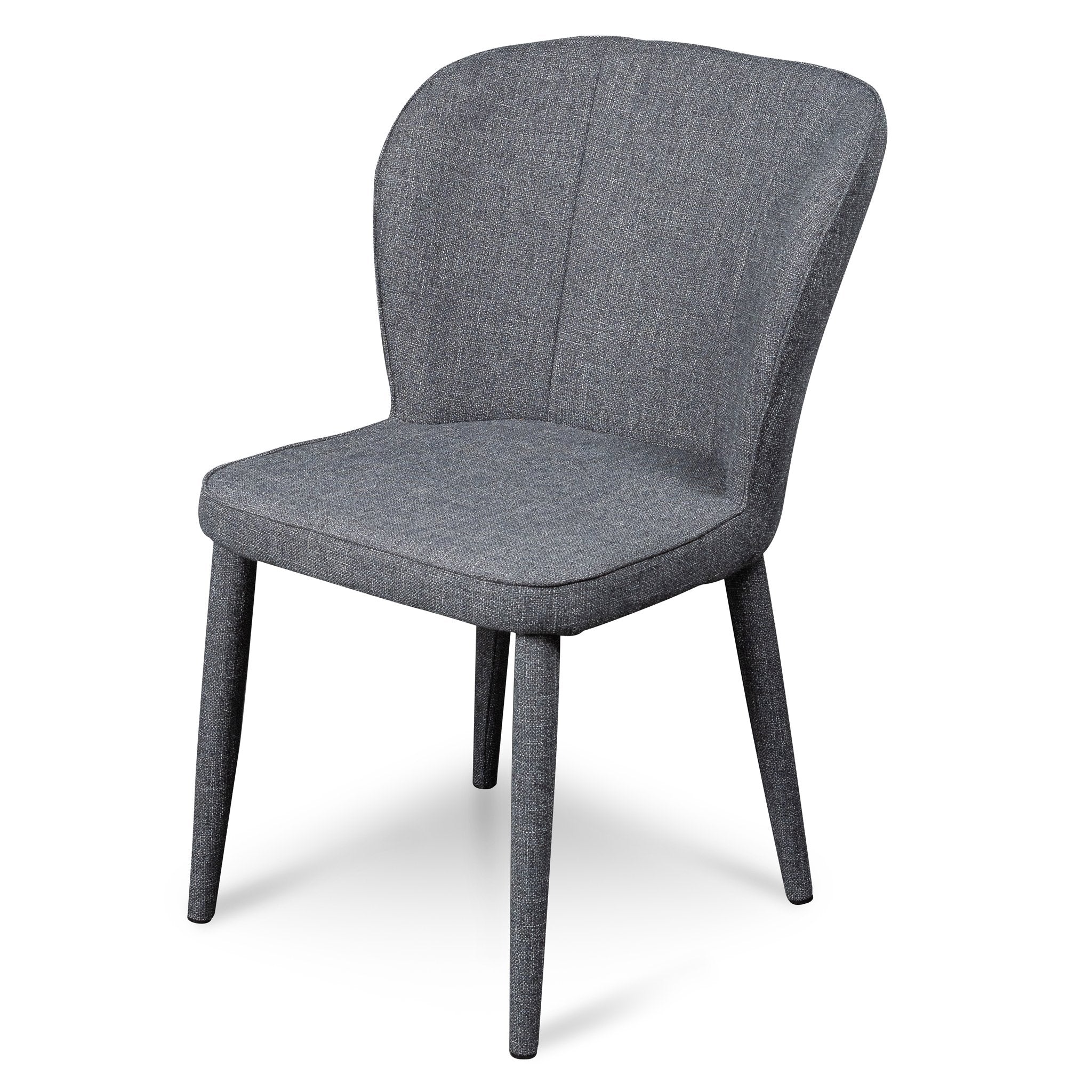 Olivia Fabric Dining Chair - Dark Grey - Dining Chairs