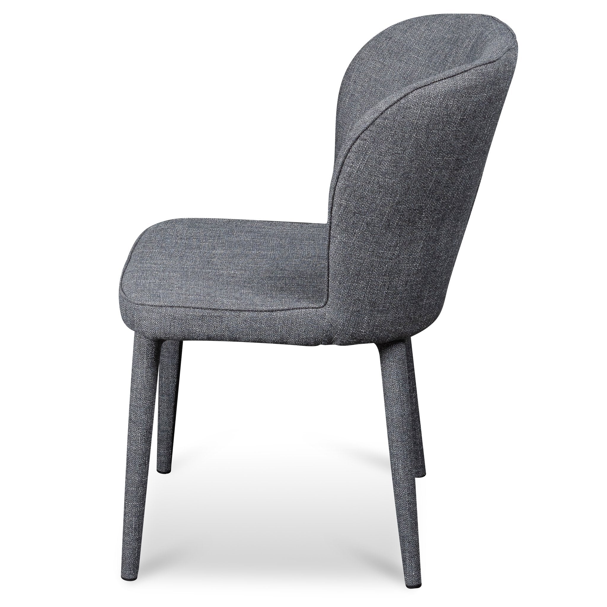 Olivia Fabric Dining Chair - Dark Grey - Dining Chairs