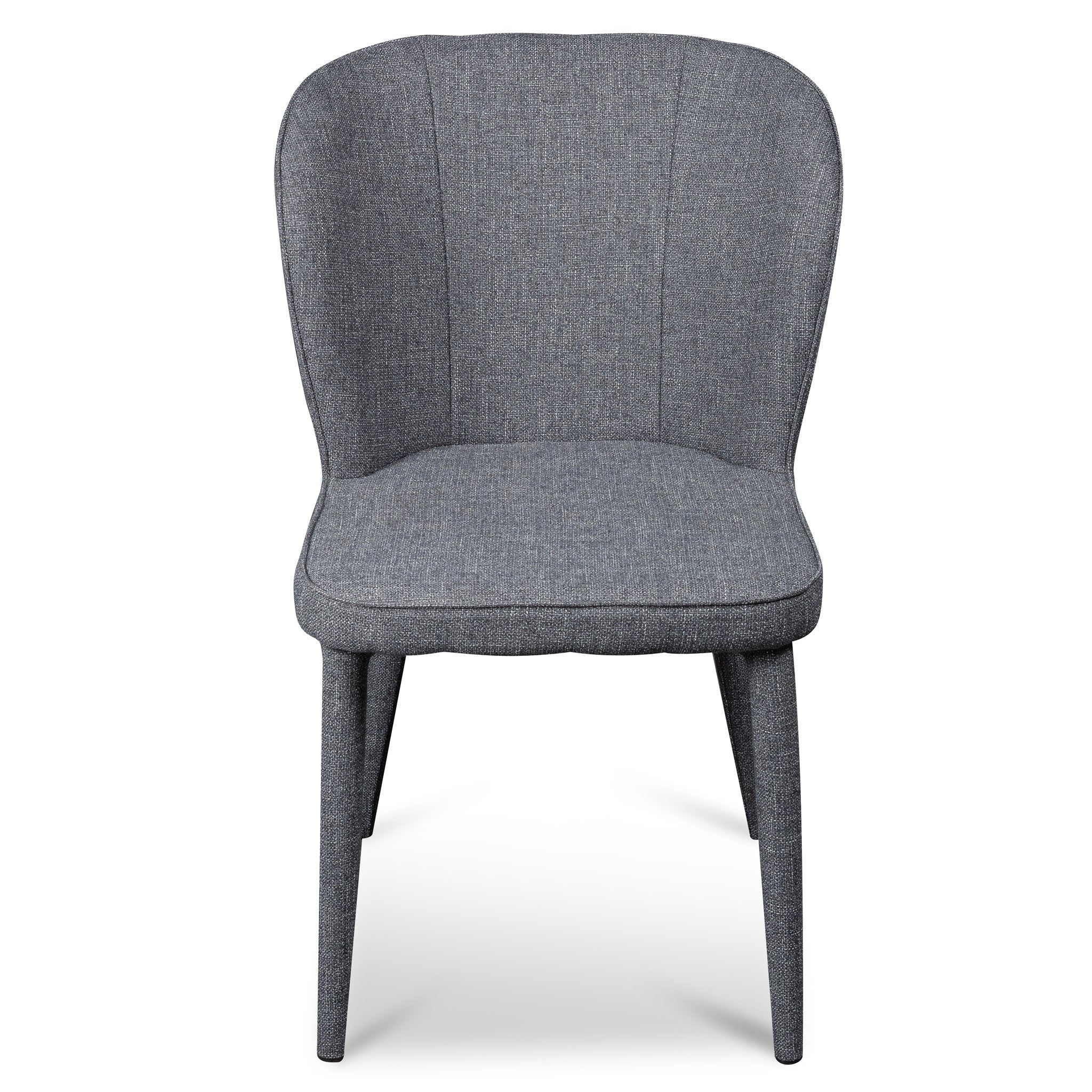 Olivia Fabric Dining Chair - Dark Grey - Dining Chairs