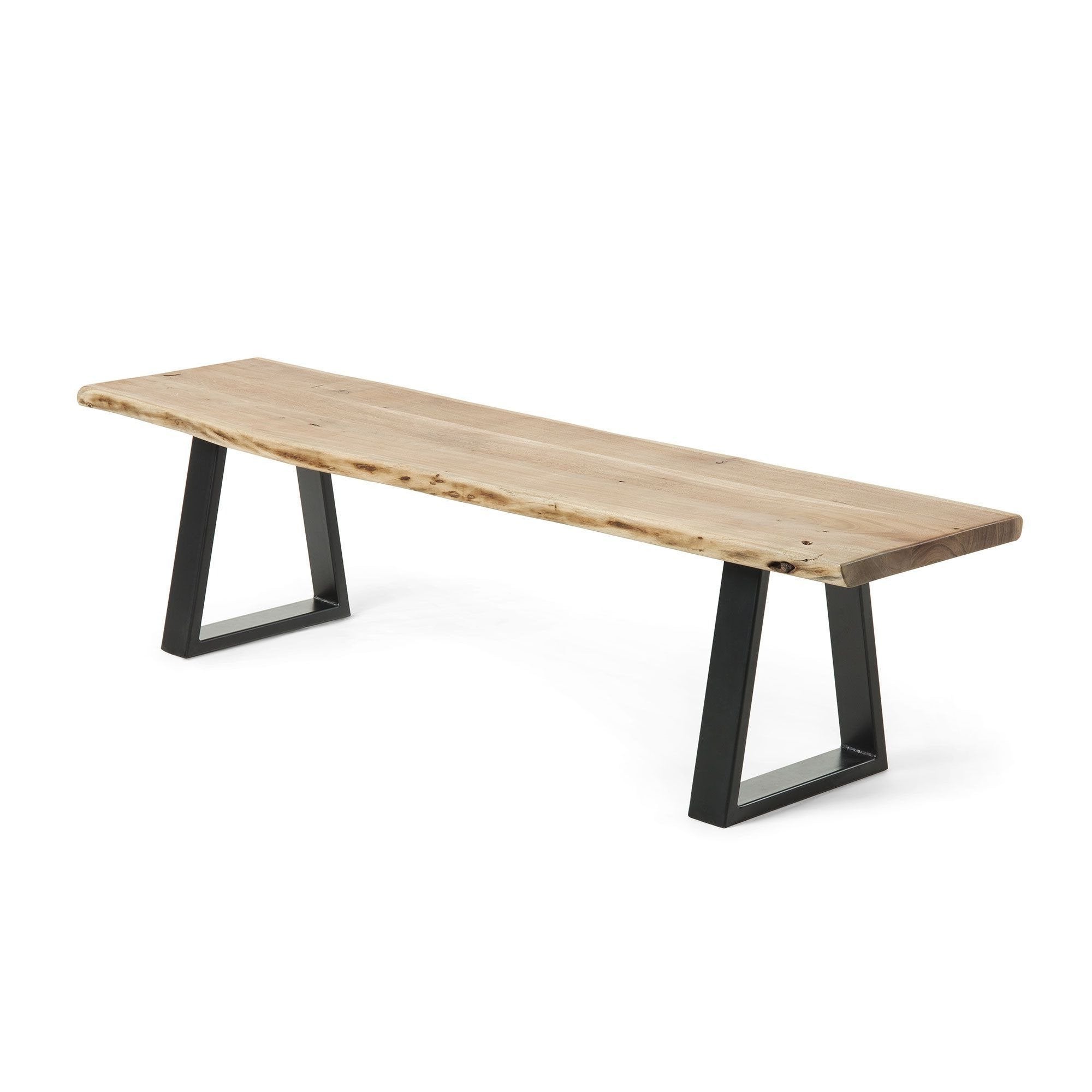 Olivia Solid Wood Bench - Natural - Bench