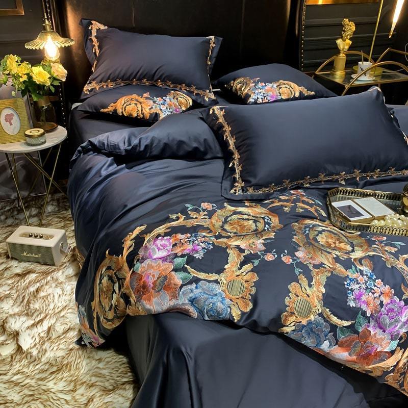 Onyx Empire Duvet Cover Set (Egyptian Cotton, 600 TC) - Duvet Covers