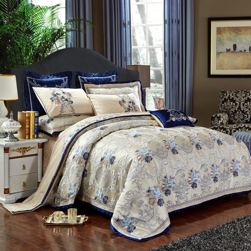 Oriental Jacquard Luxury Bedding Set (600 TC) - Duvet Covers